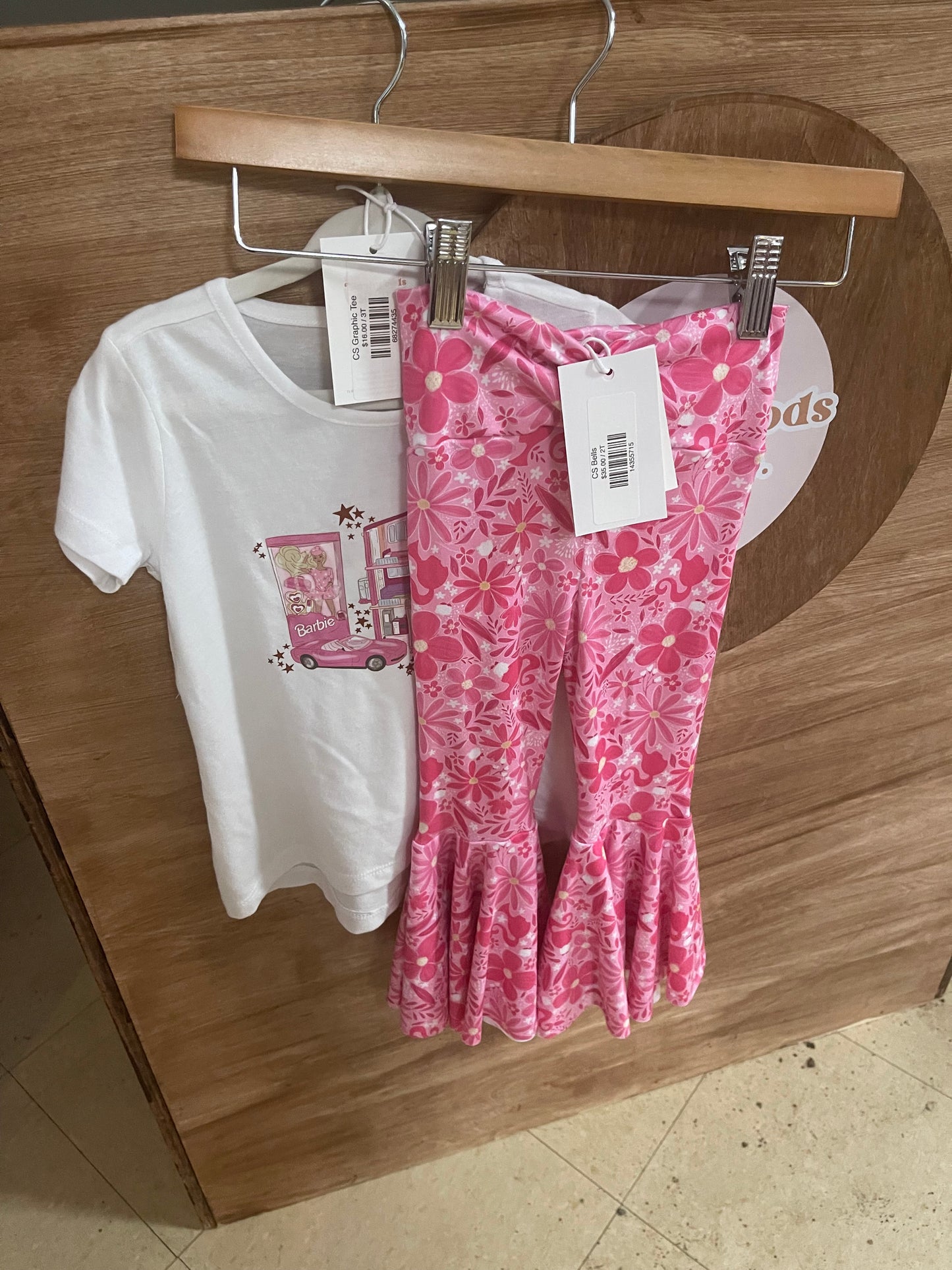 2T Pink Doll Bells