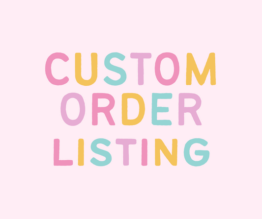Custom Order Listing