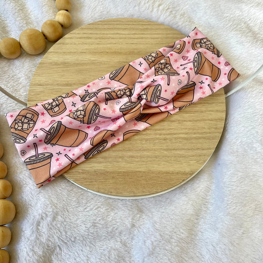 Iced Coffee Twisted Headwrap